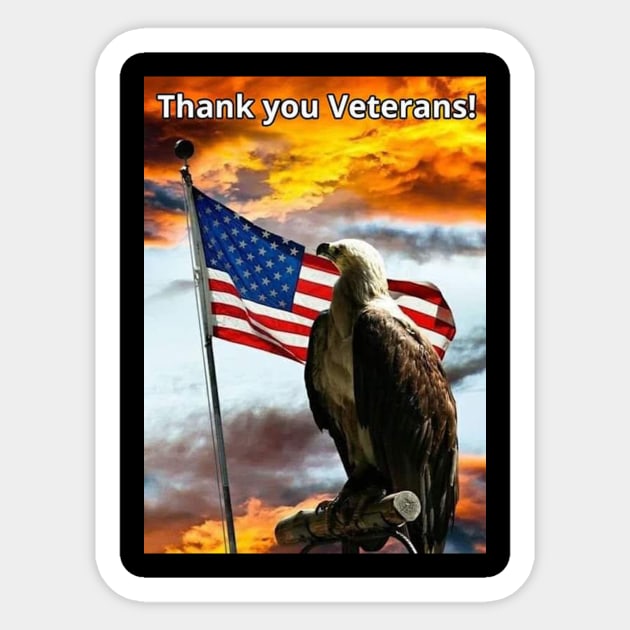 Thank you Veterans! Sticker by cameradog